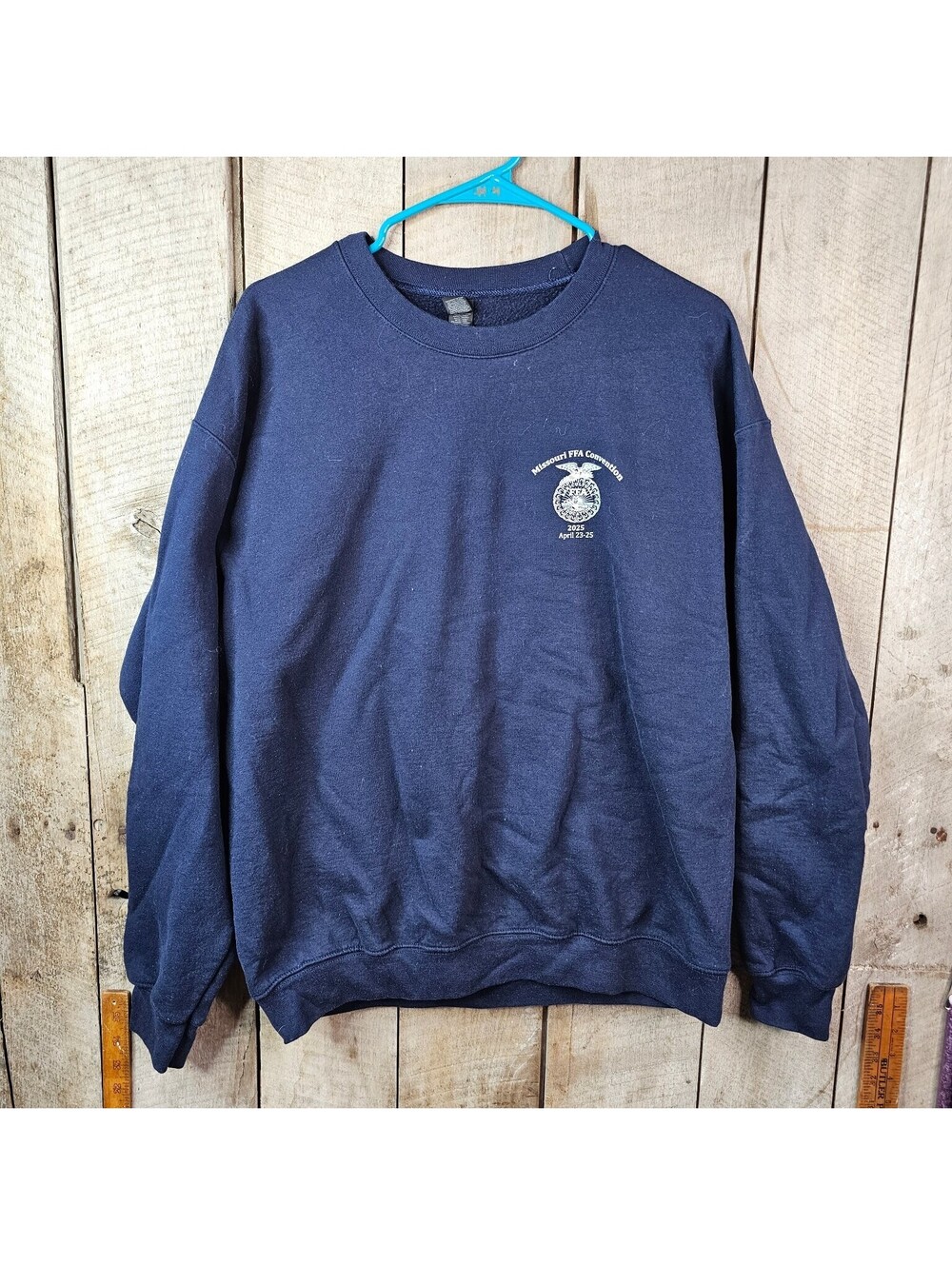 Gildan Missouri FFA Convention 2025 Navy Blue Heavy Blend Sweatshirt Large L